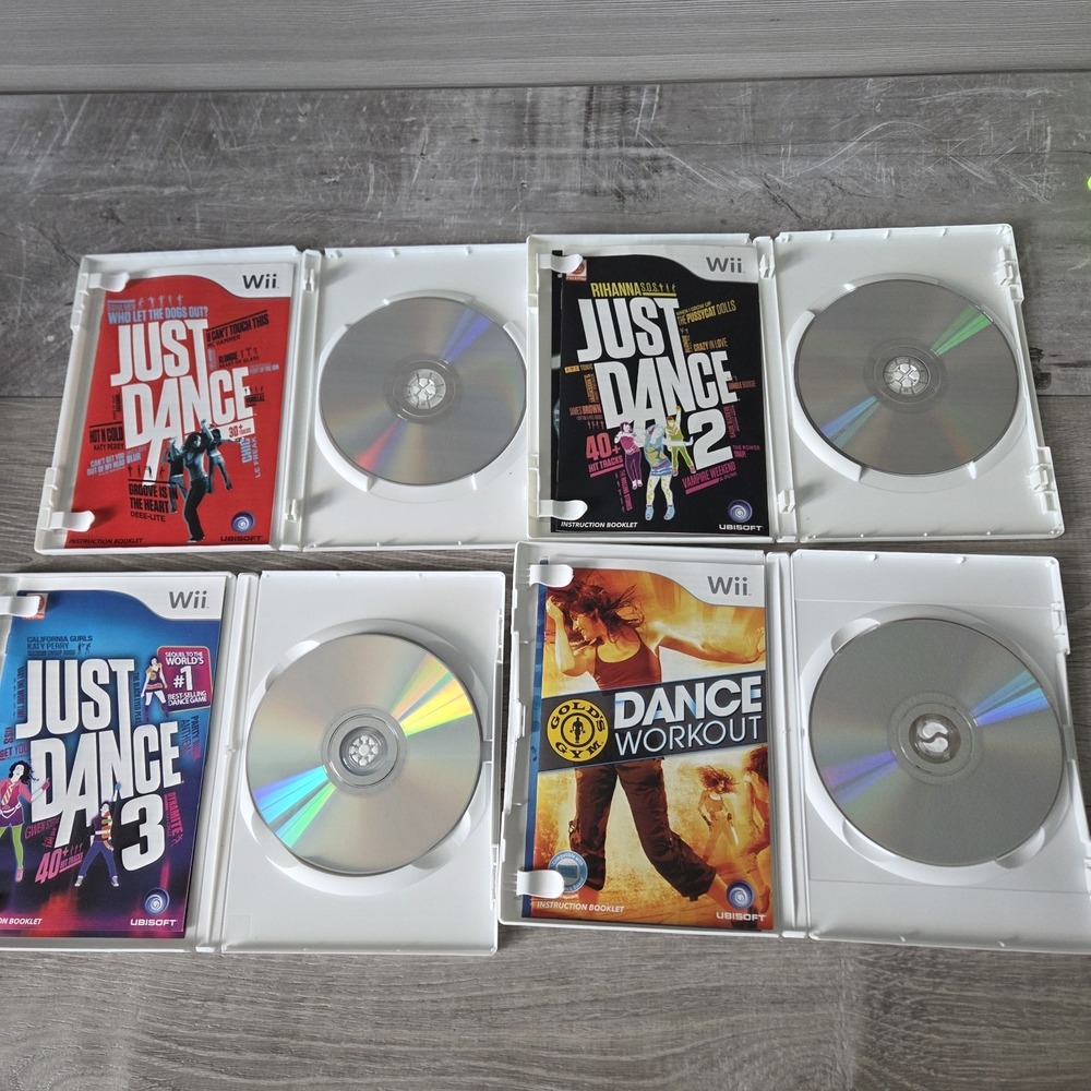 12 Nintendo Wii Game Lot Bundle Just Dance 1 2 3 Workout Zumba Cardio Wipeout - Picture 7 of 16